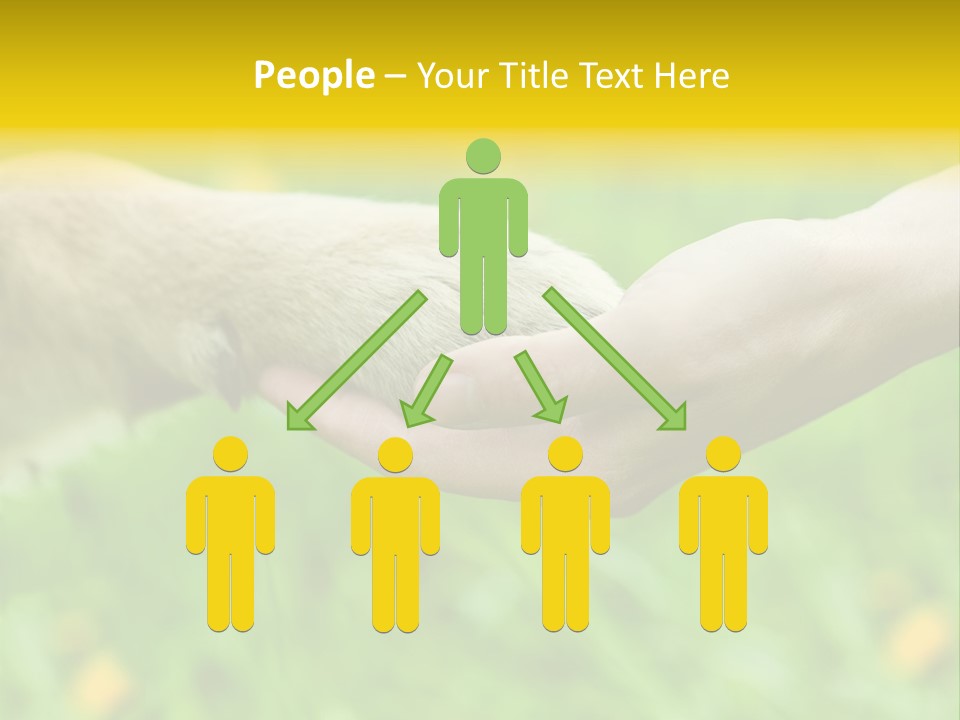 Care Help Hand PowerPoint Template