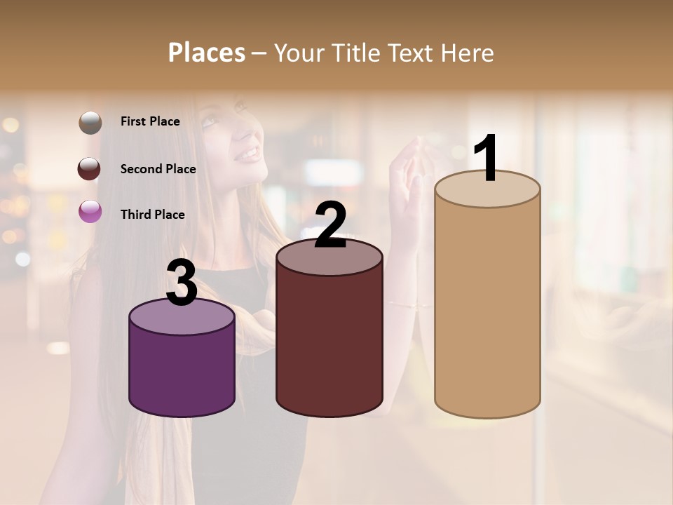 Shop Smile Deciding PowerPoint Template