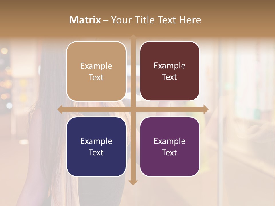 Shop Smile Deciding PowerPoint Template