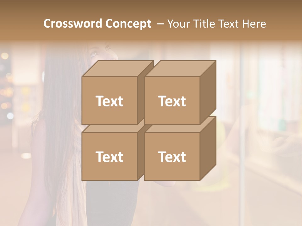 Shop Smile Deciding PowerPoint Template
