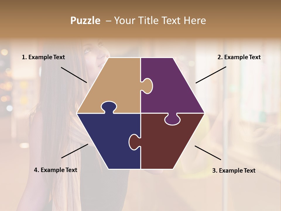 Shop Smile Deciding PowerPoint Template