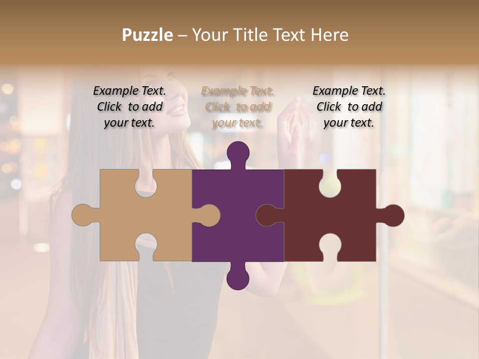 Shop Smile Deciding PowerPoint Template