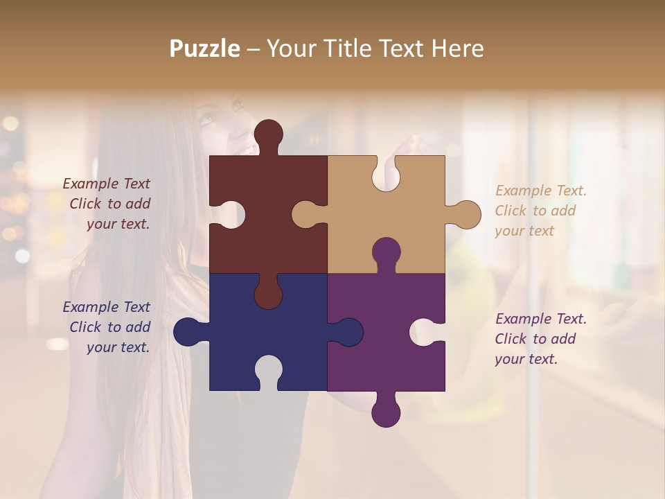 Shop Smile Deciding PowerPoint Template