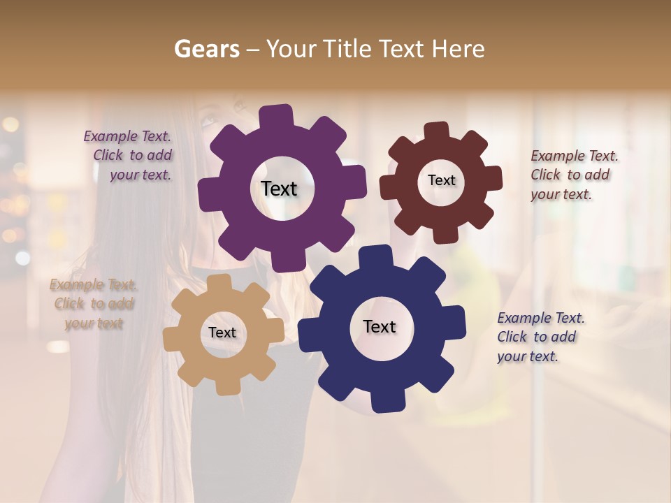 Shop Smile Deciding PowerPoint Template