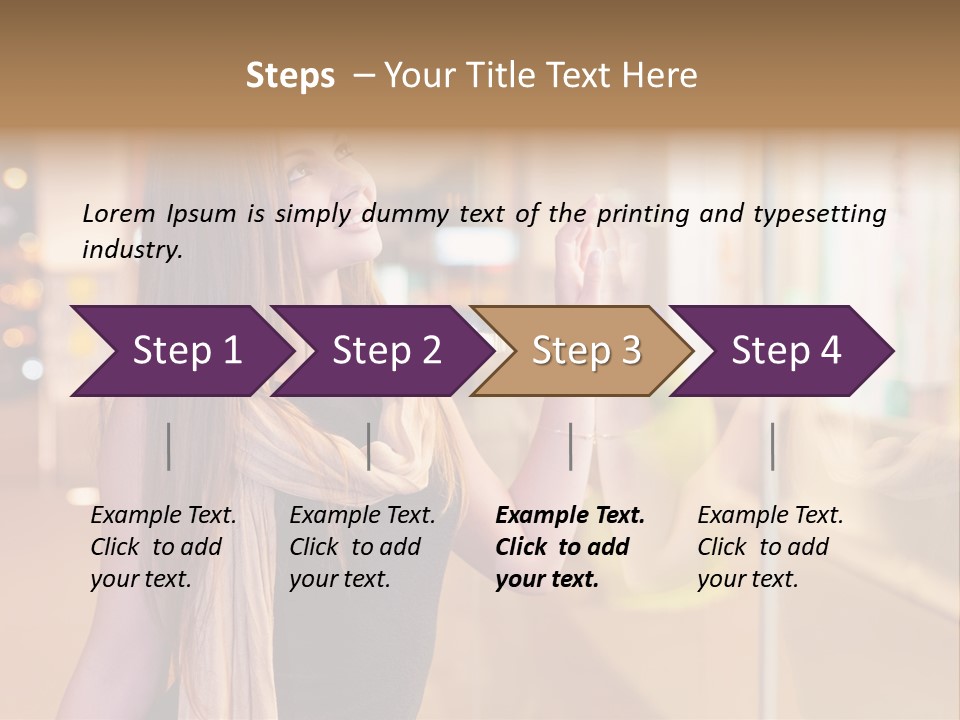 Shop Smile Deciding PowerPoint Template