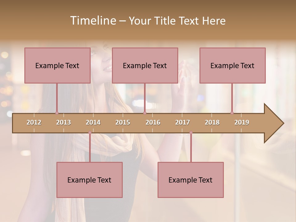 Shop Smile Deciding PowerPoint Template