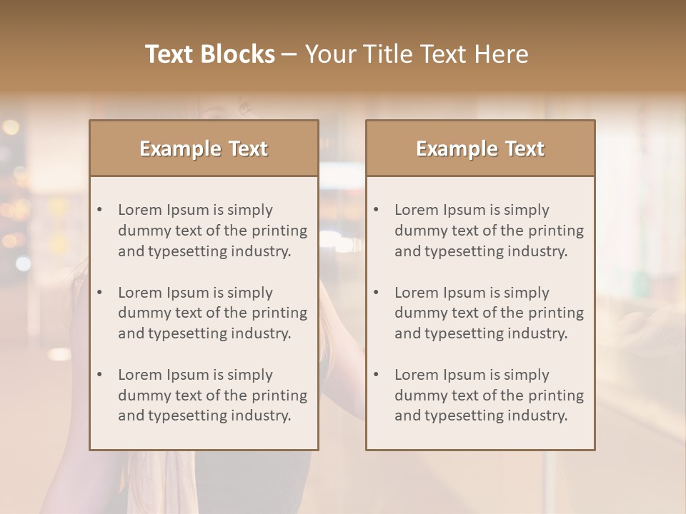 Shop Smile Deciding PowerPoint Template