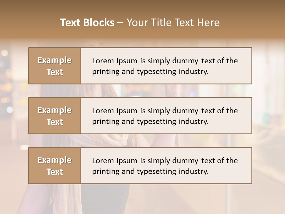 Shop Smile Deciding PowerPoint Template