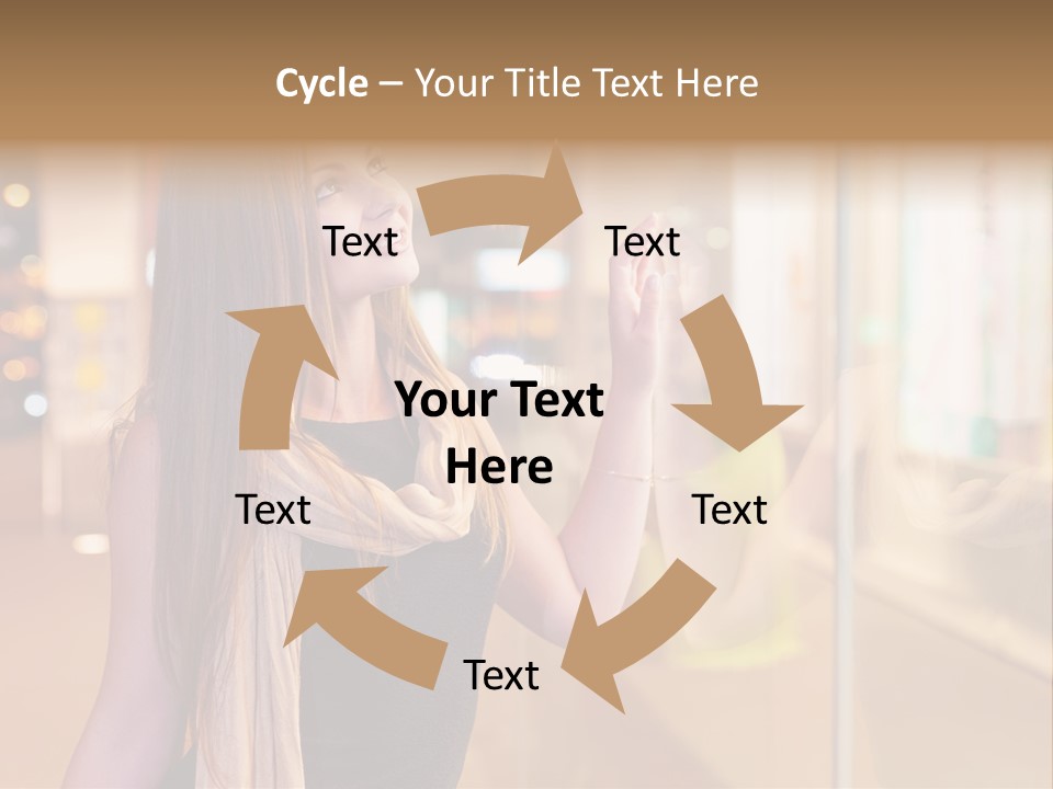Shop Smile Deciding PowerPoint Template