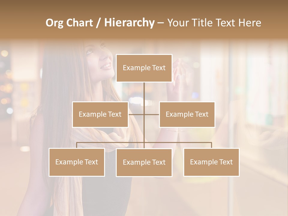 Shop Smile Deciding PowerPoint Template