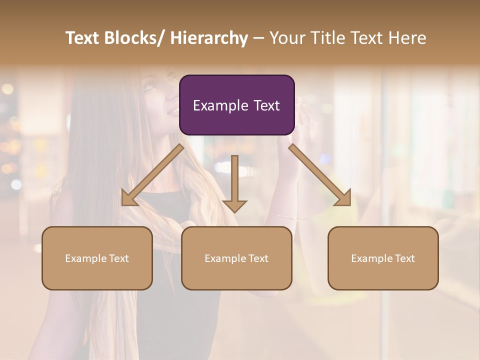 Shop Smile Deciding PowerPoint Template
