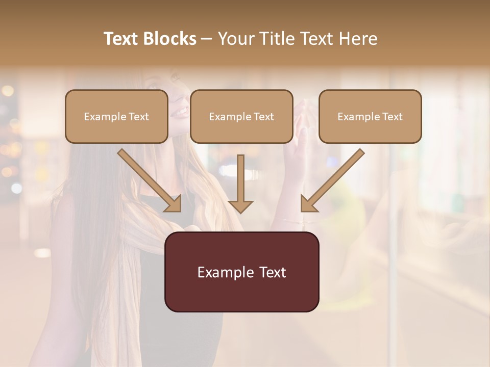 Shop Smile Deciding PowerPoint Template
