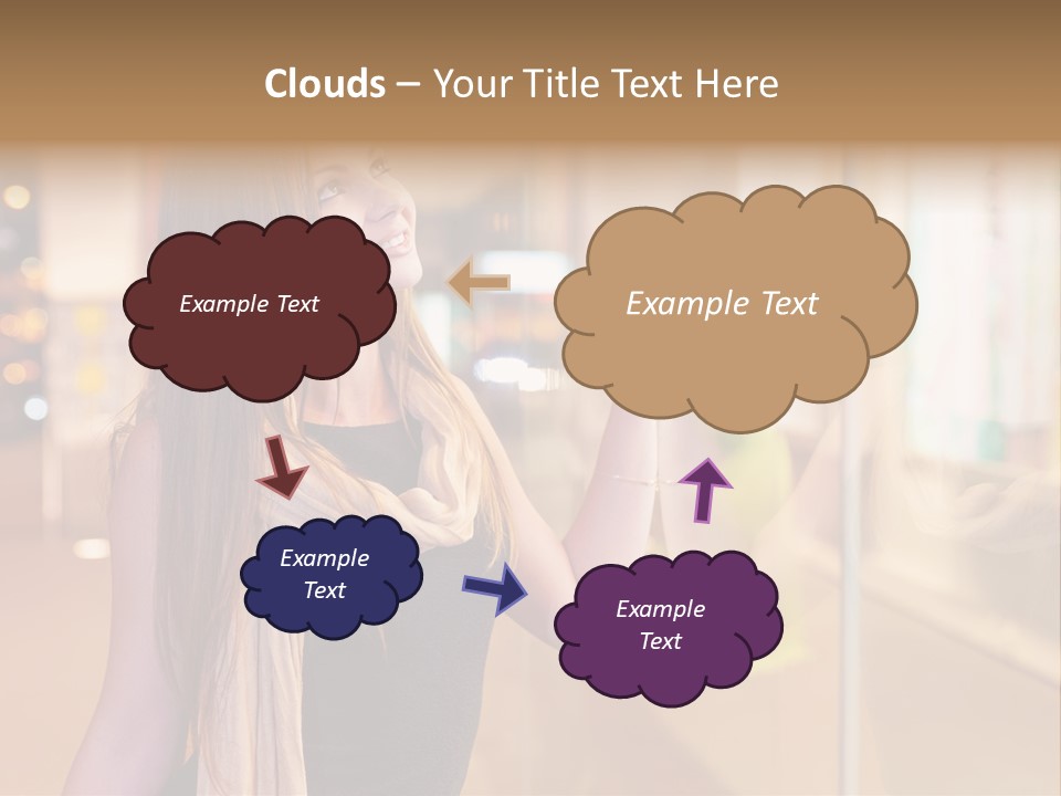Shop Smile Deciding PowerPoint Template