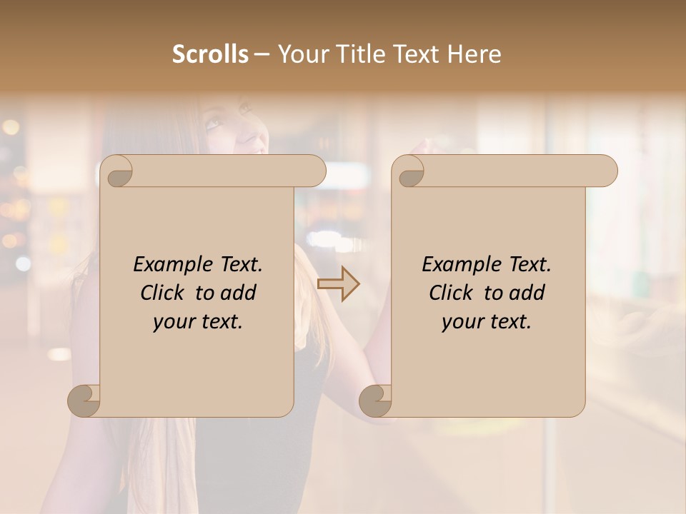 Shop Smile Deciding PowerPoint Template