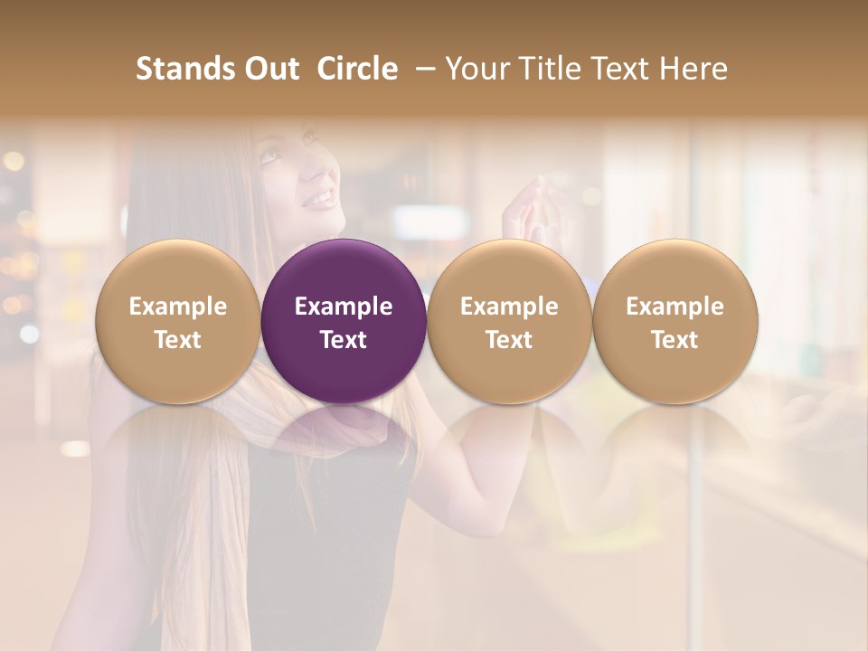 Shop Smile Deciding PowerPoint Template