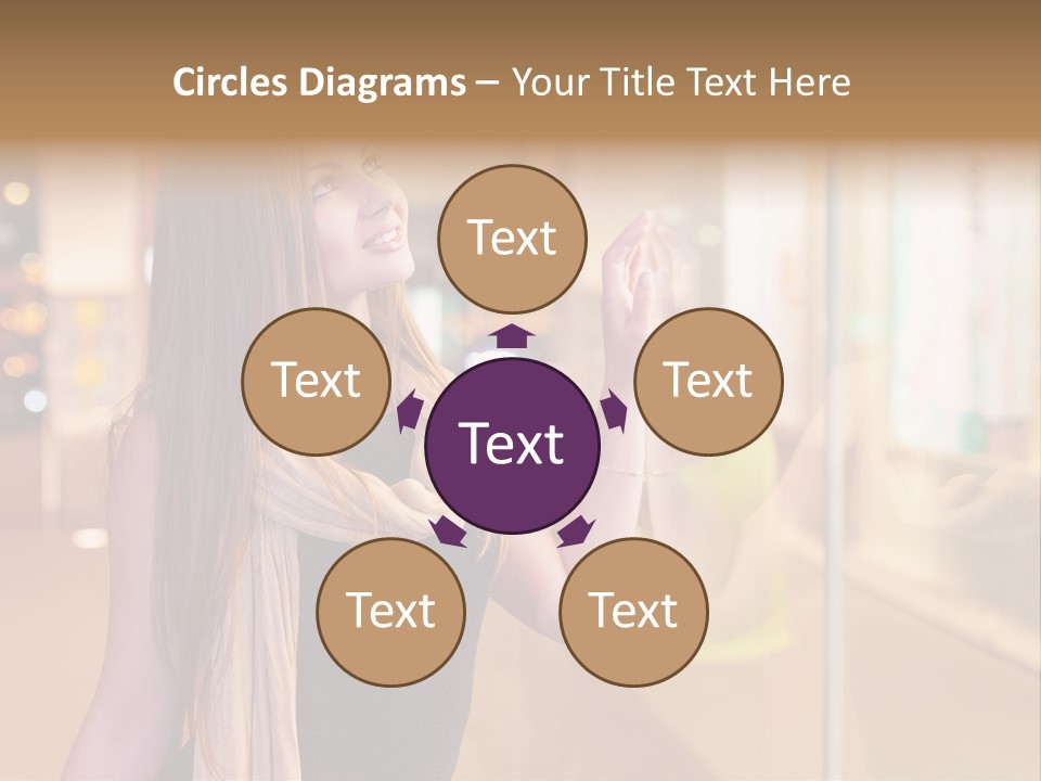 Shop Smile Deciding PowerPoint Template