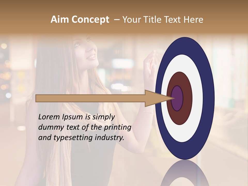 Shop Smile Deciding PowerPoint Template