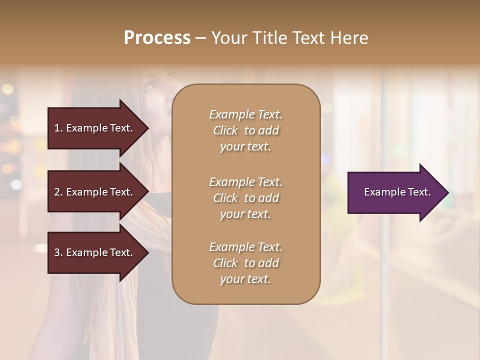 Shop Smile Deciding PowerPoint Template