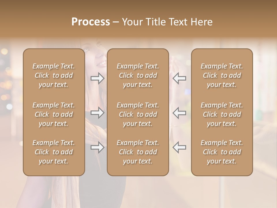 Shop Smile Deciding PowerPoint Template