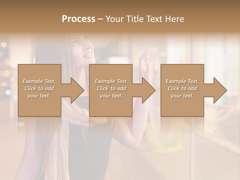 Shop Smile Deciding PowerPoint Template