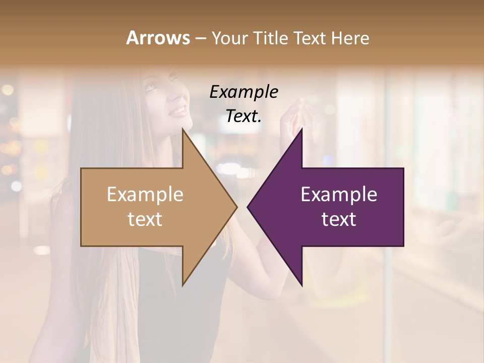 Shop Smile Deciding PowerPoint Template