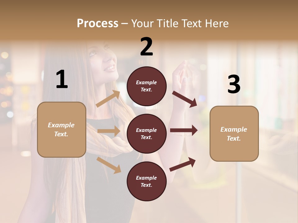 Shop Smile Deciding PowerPoint Template
