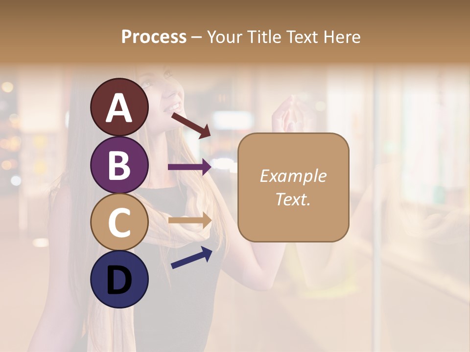 Shop Smile Deciding PowerPoint Template