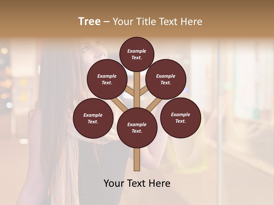 Shop Smile Deciding PowerPoint Template