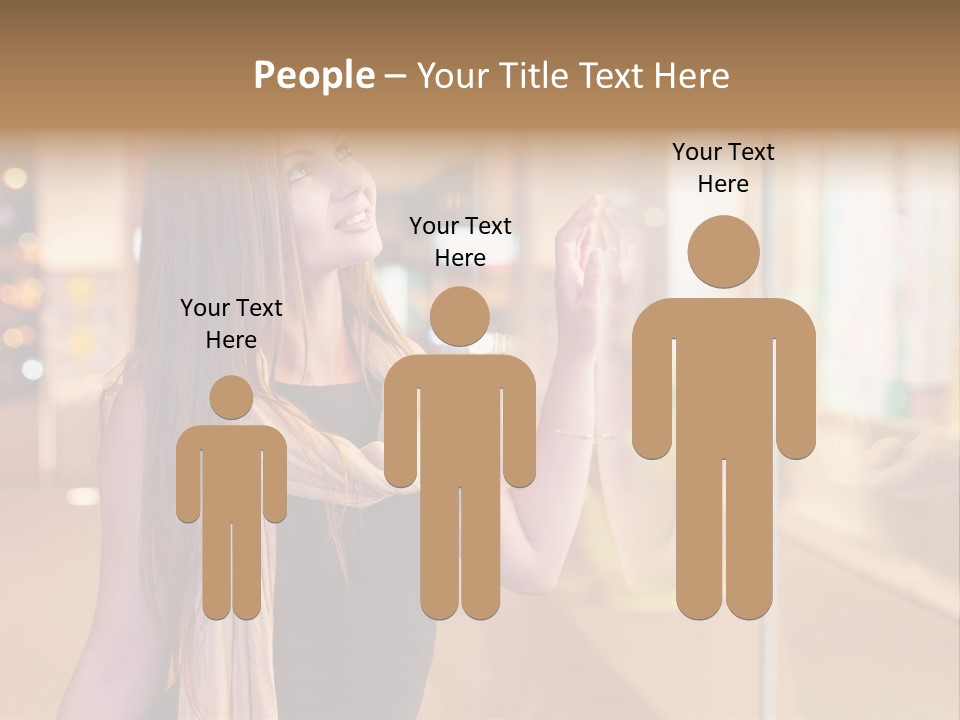 Shop Smile Deciding PowerPoint Template