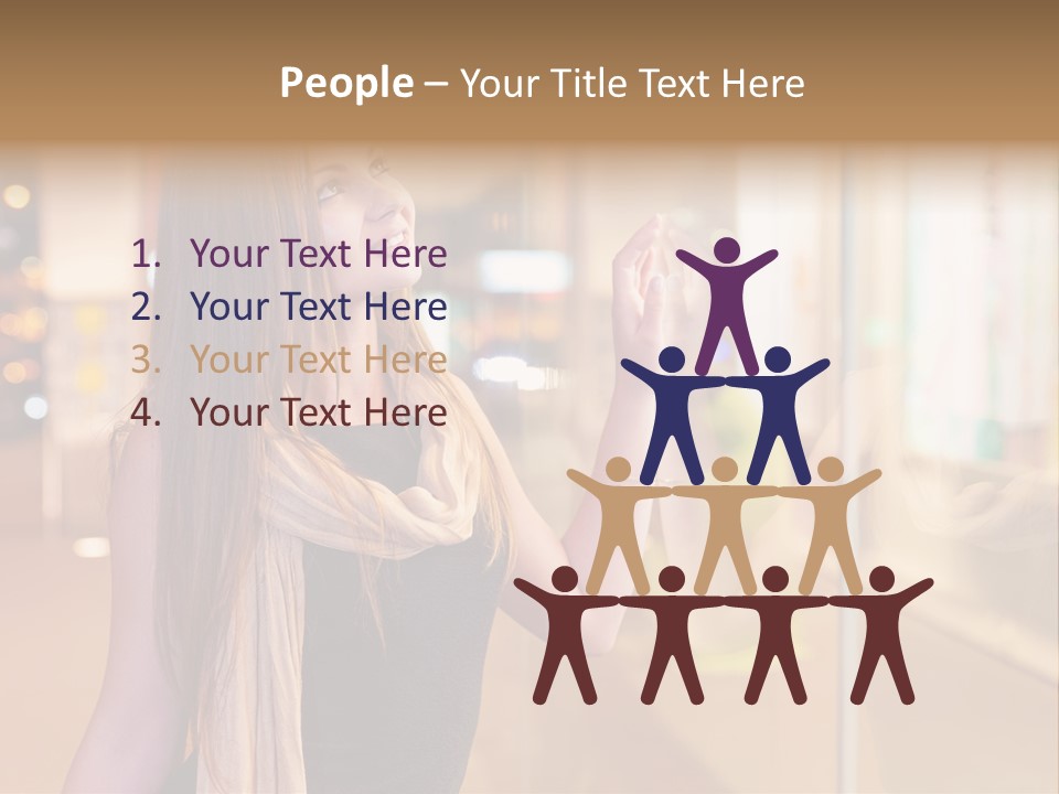 Shop Smile Deciding PowerPoint Template