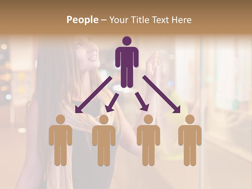 Shop Smile Deciding PowerPoint Template