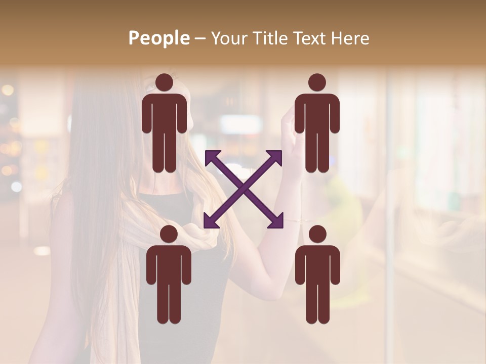 Shop Smile Deciding PowerPoint Template