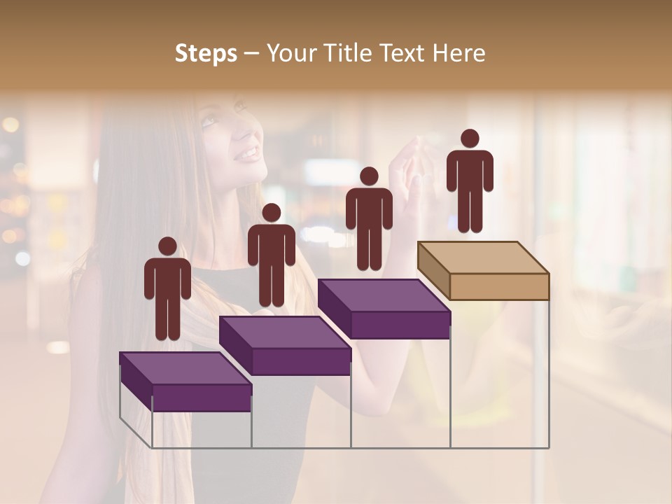 Shop Smile Deciding PowerPoint Template