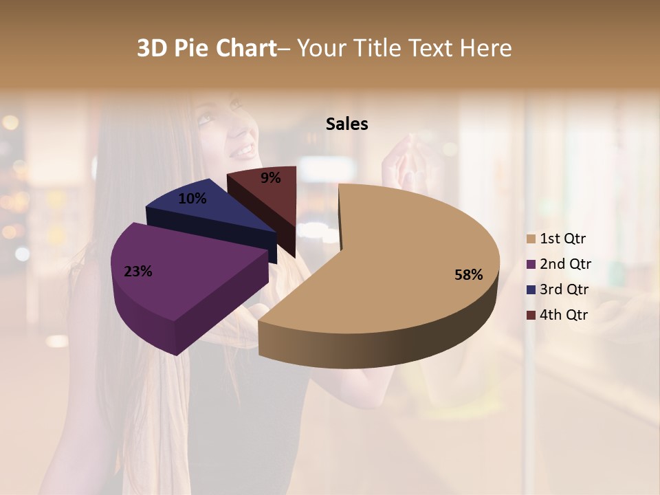 Shop Smile Deciding PowerPoint Template