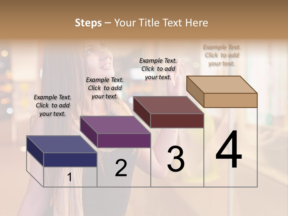 Shop Smile Deciding PowerPoint Template