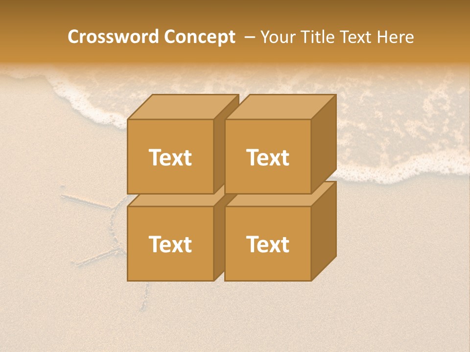 August Draw Shore PowerPoint Template