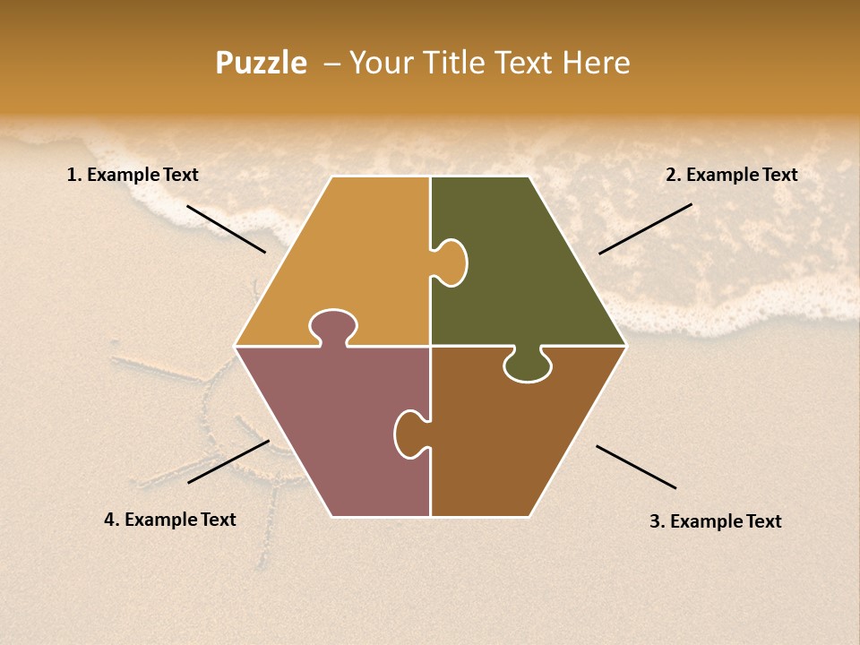 August Draw Shore PowerPoint Template