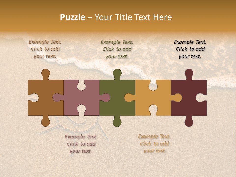 August Draw Shore PowerPoint Template