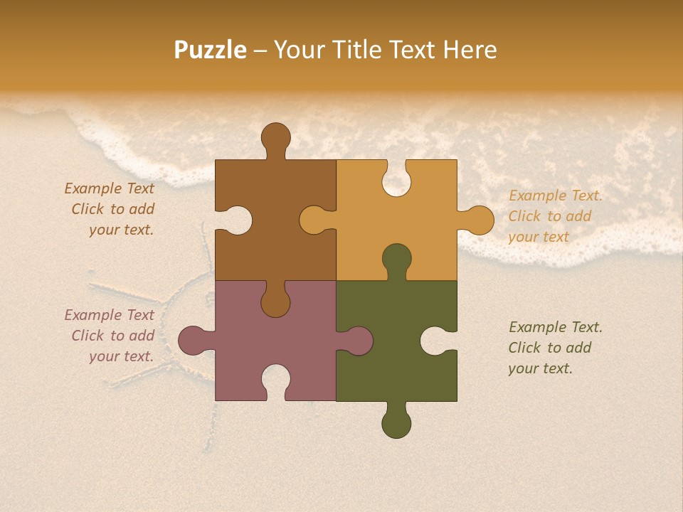 August Draw Shore PowerPoint Template