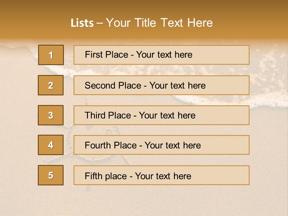 August Draw Shore PowerPoint Template