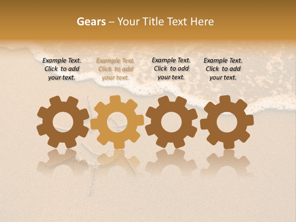 August Draw Shore PowerPoint Template