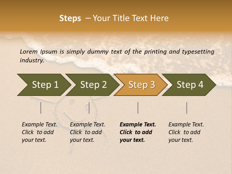 August Draw Shore PowerPoint Template