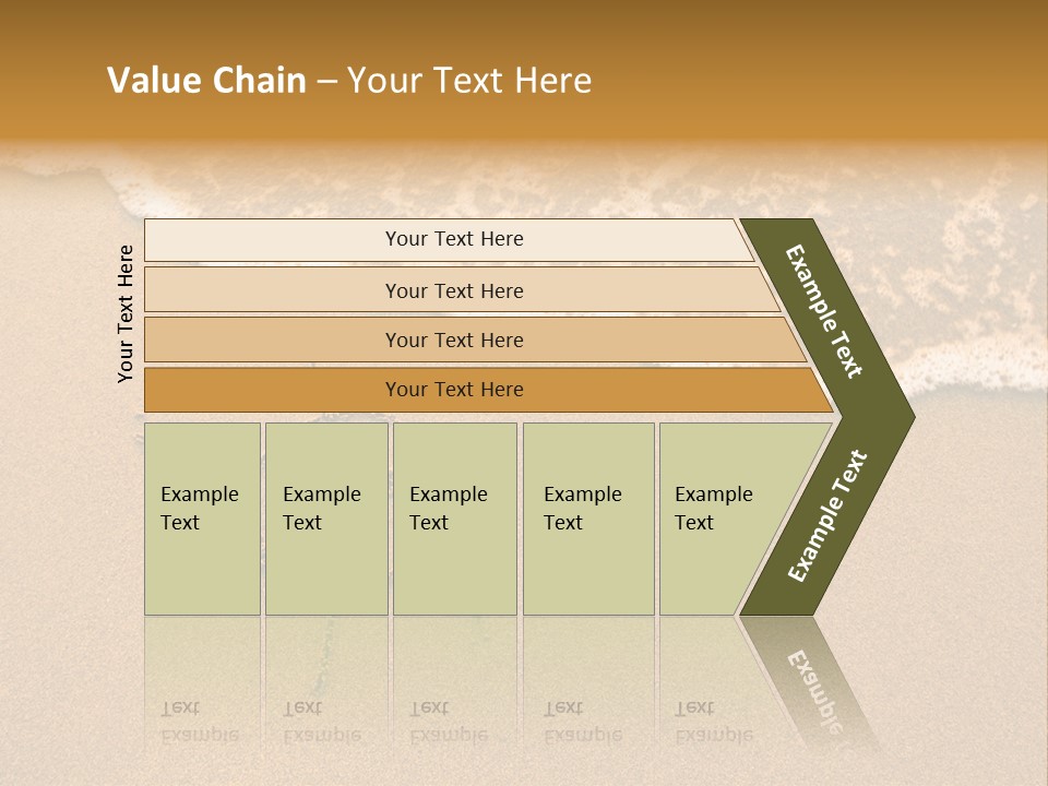 August Draw Shore PowerPoint Template