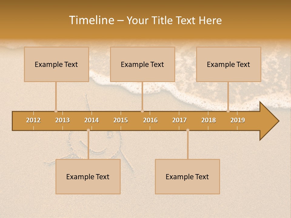 August Draw Shore PowerPoint Template