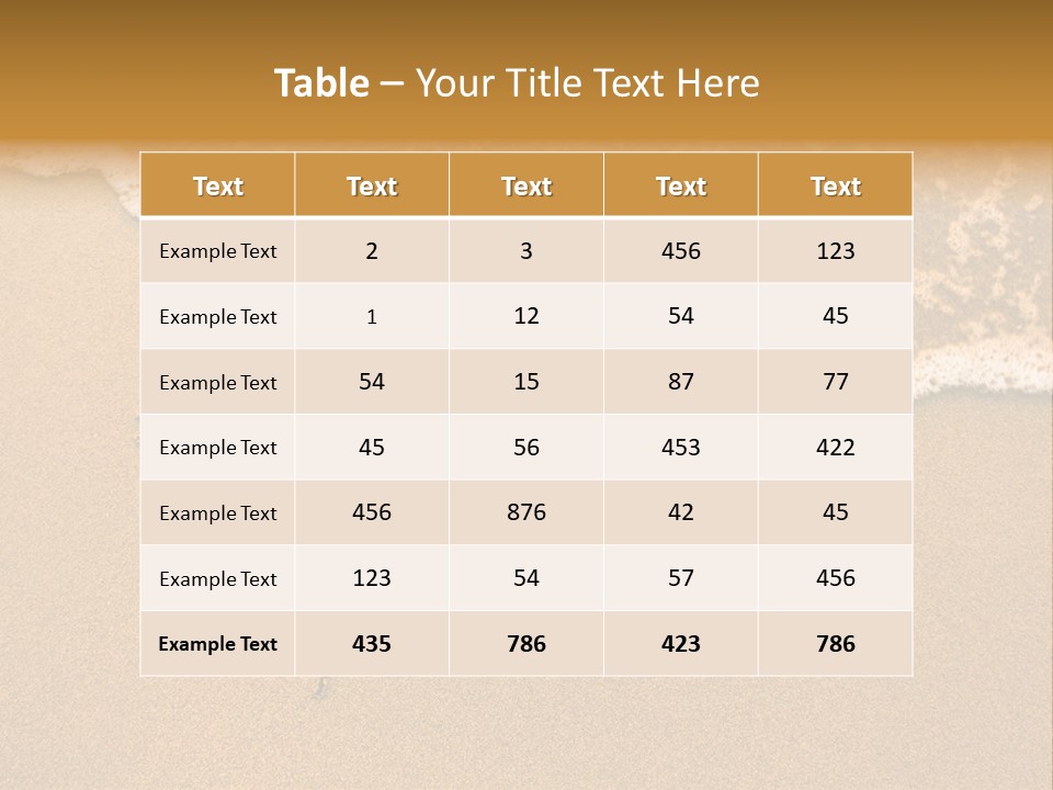 August Draw Shore PowerPoint Template