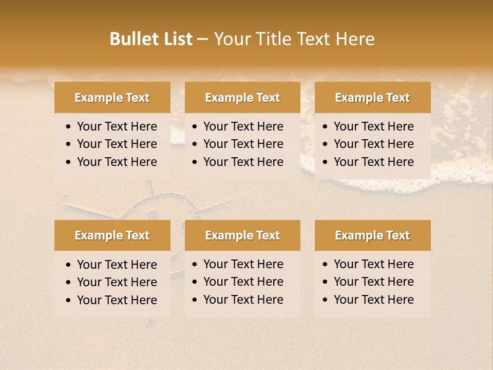 August Draw Shore PowerPoint Template