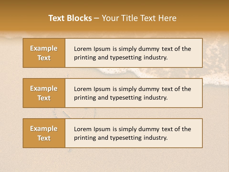 August Draw Shore PowerPoint Template