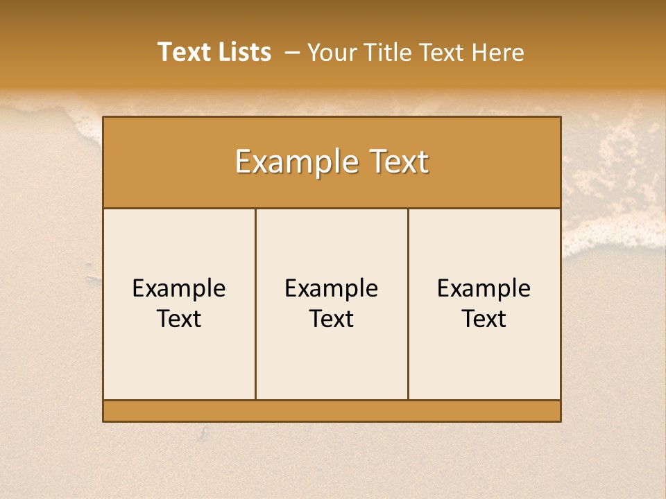 August Draw Shore PowerPoint Template