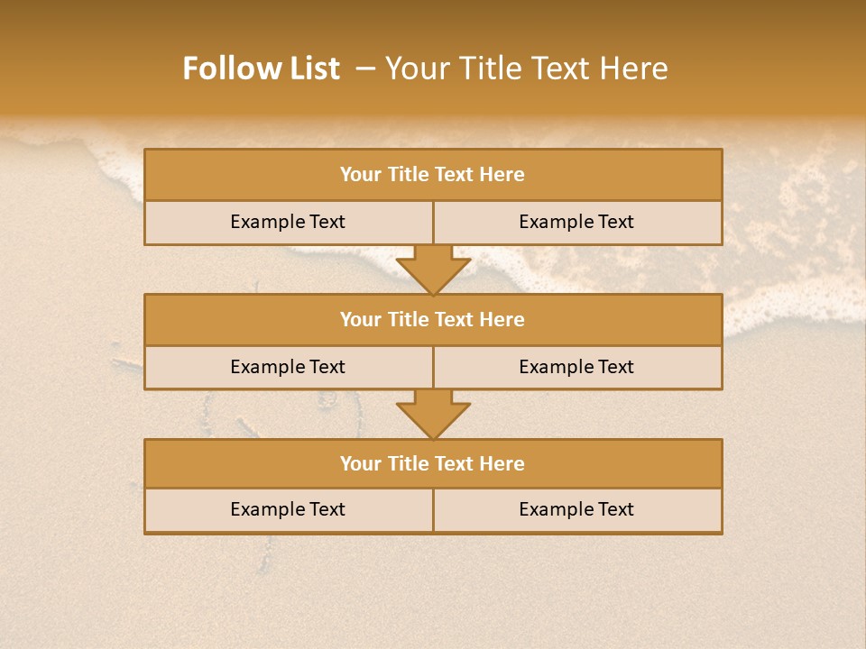 August Draw Shore PowerPoint Template