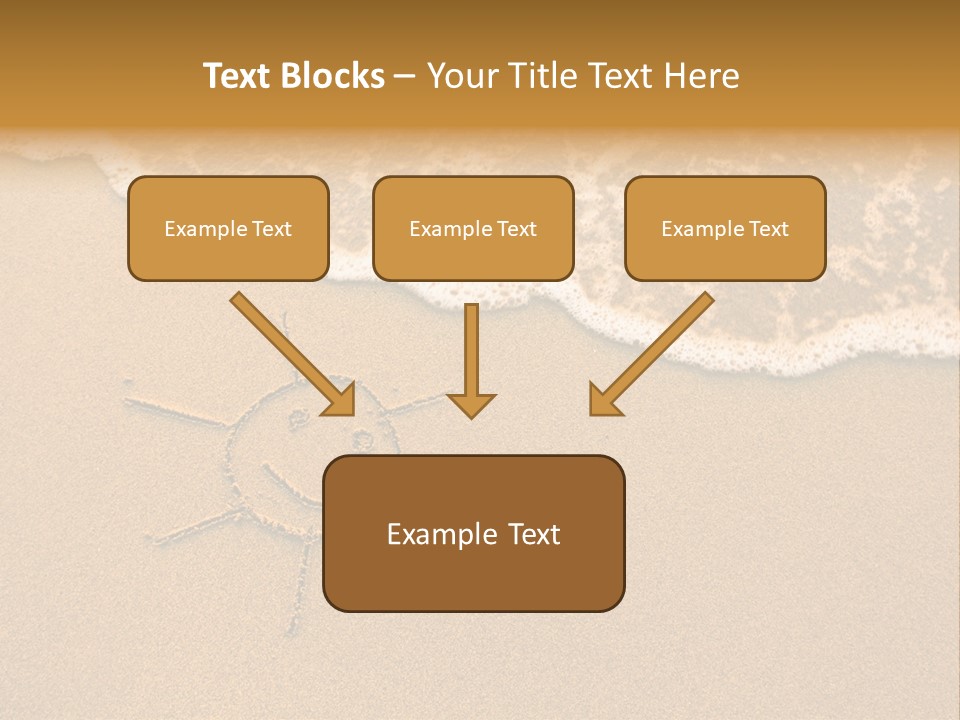 August Draw Shore PowerPoint Template